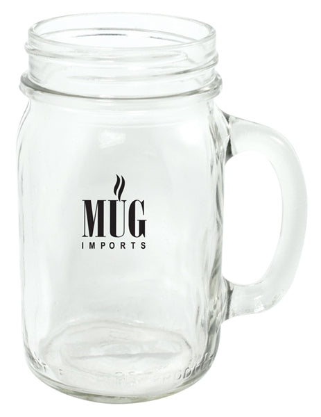 Canning mug 16oz square shape with handle