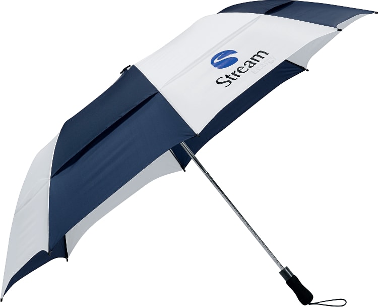 58" Vented Auto Open Folding Golf Umbrella