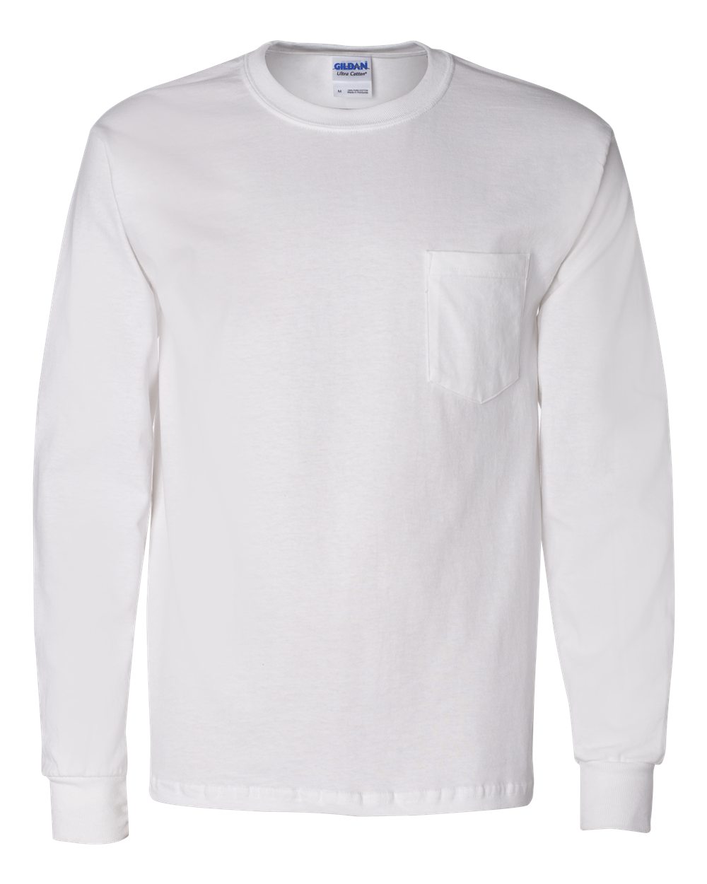 Gildan Ultra Cotton Long Sleeve Pocket T-Shirt