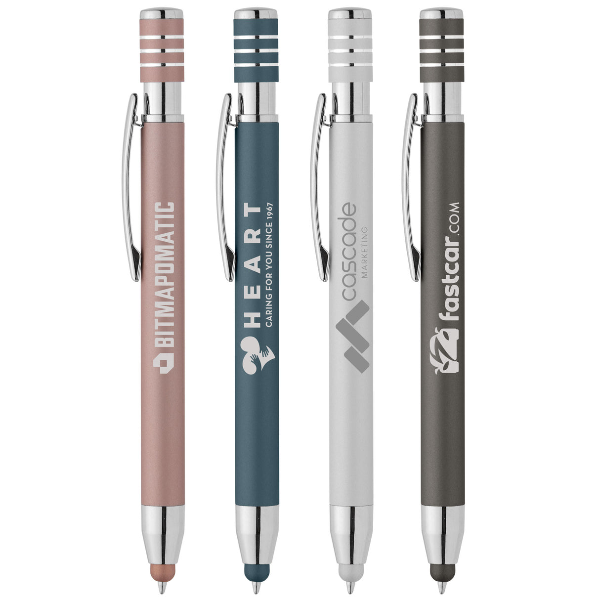 Marin Softy Metallic Pen w/ Stylus - Laser