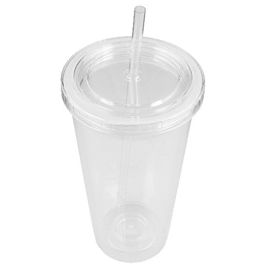 20 Oz. Lakefront Tumbler with Screw On Straw Lid