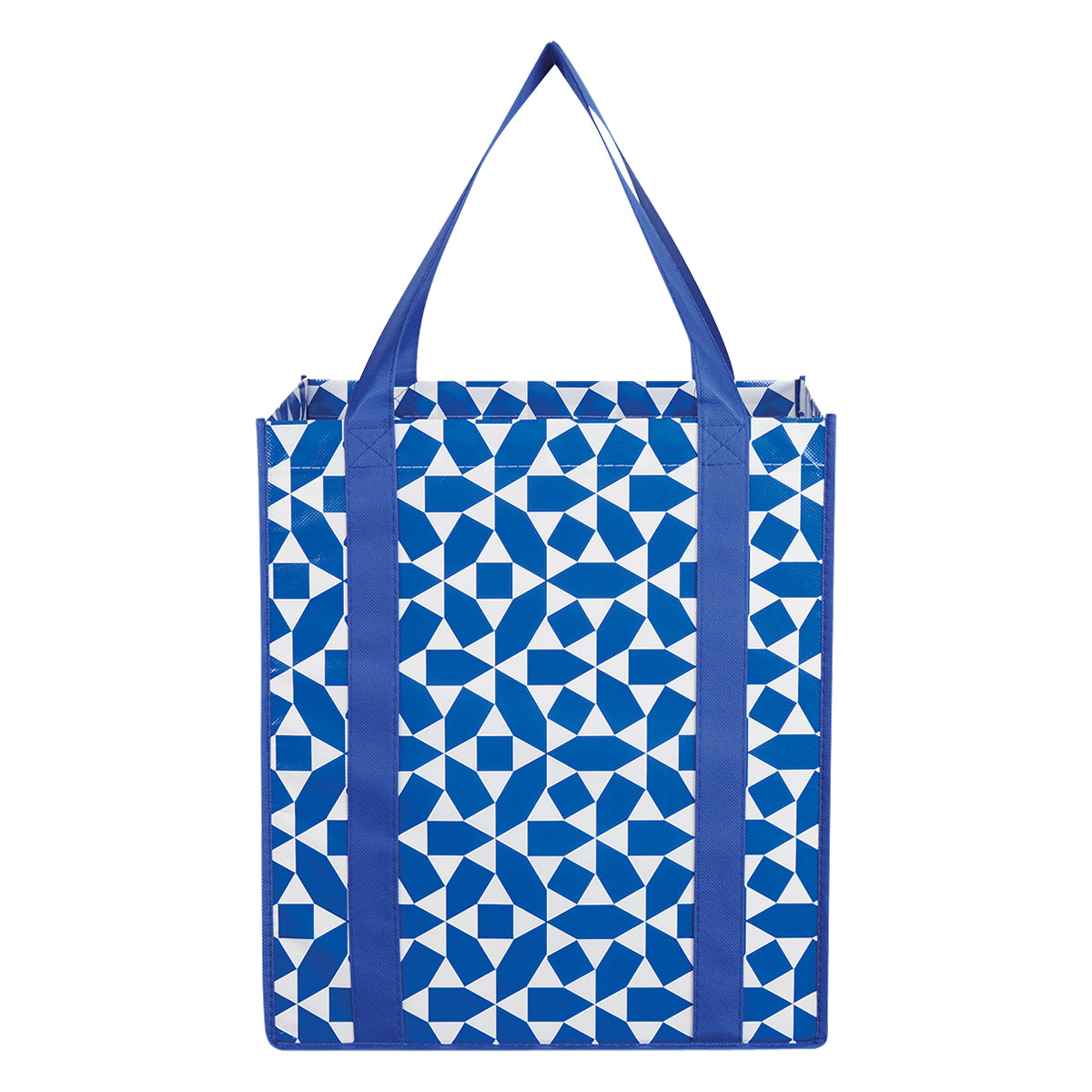 Non-woven Geometric Shopping Tote Bag