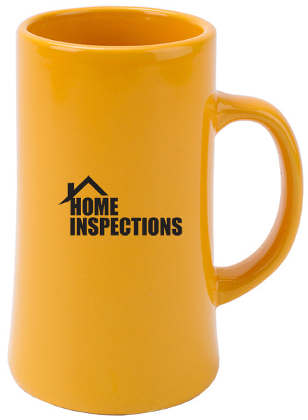 Mack 15oz tangerine ceramic mug