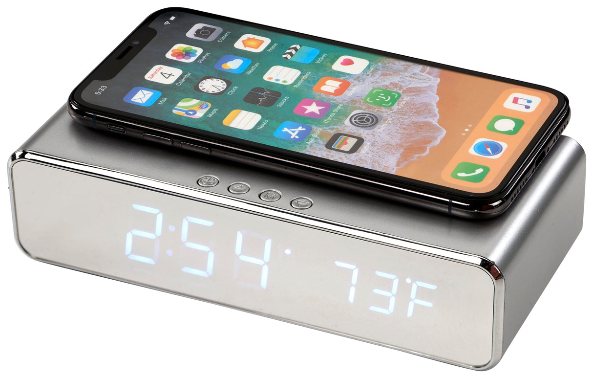 Keen Wireless Charging Desk Clock