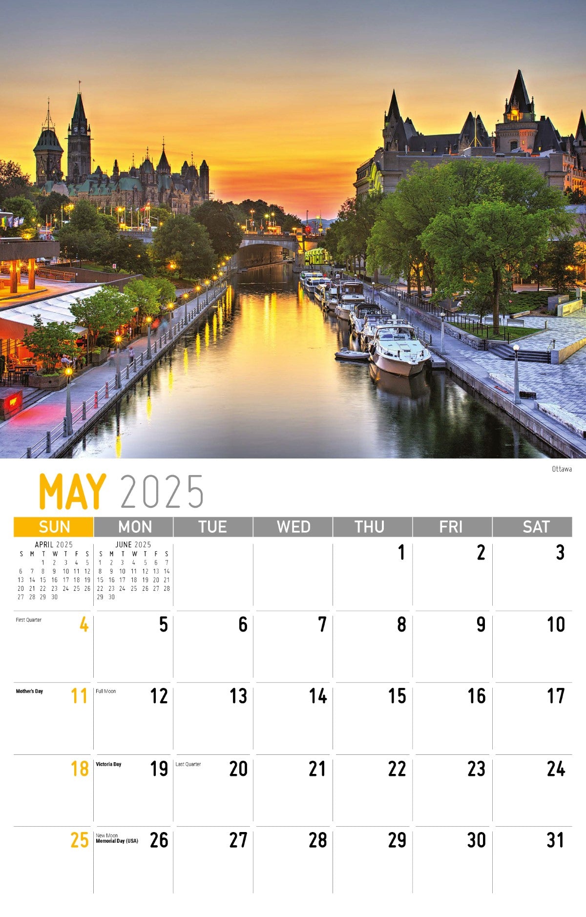 Galleria Wall Calendar 2025 Scenes of Ontario