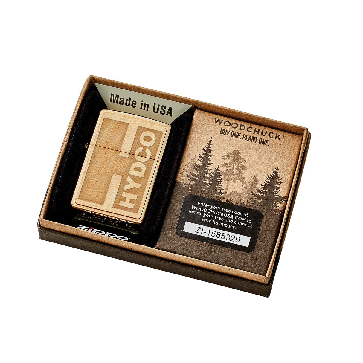 Zippo® Woodchuck USA Birch Windproof Lighter