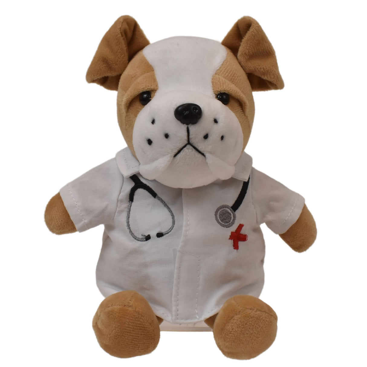 6" Mini Me Bennett Bulldog w/Doctor Coat