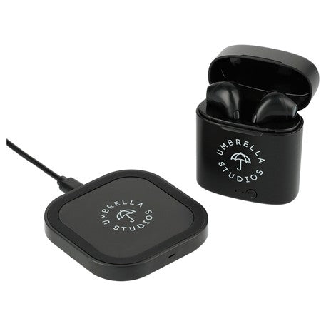 Oros Tws Auto Pair Earbuds & Wireless Charging Pad