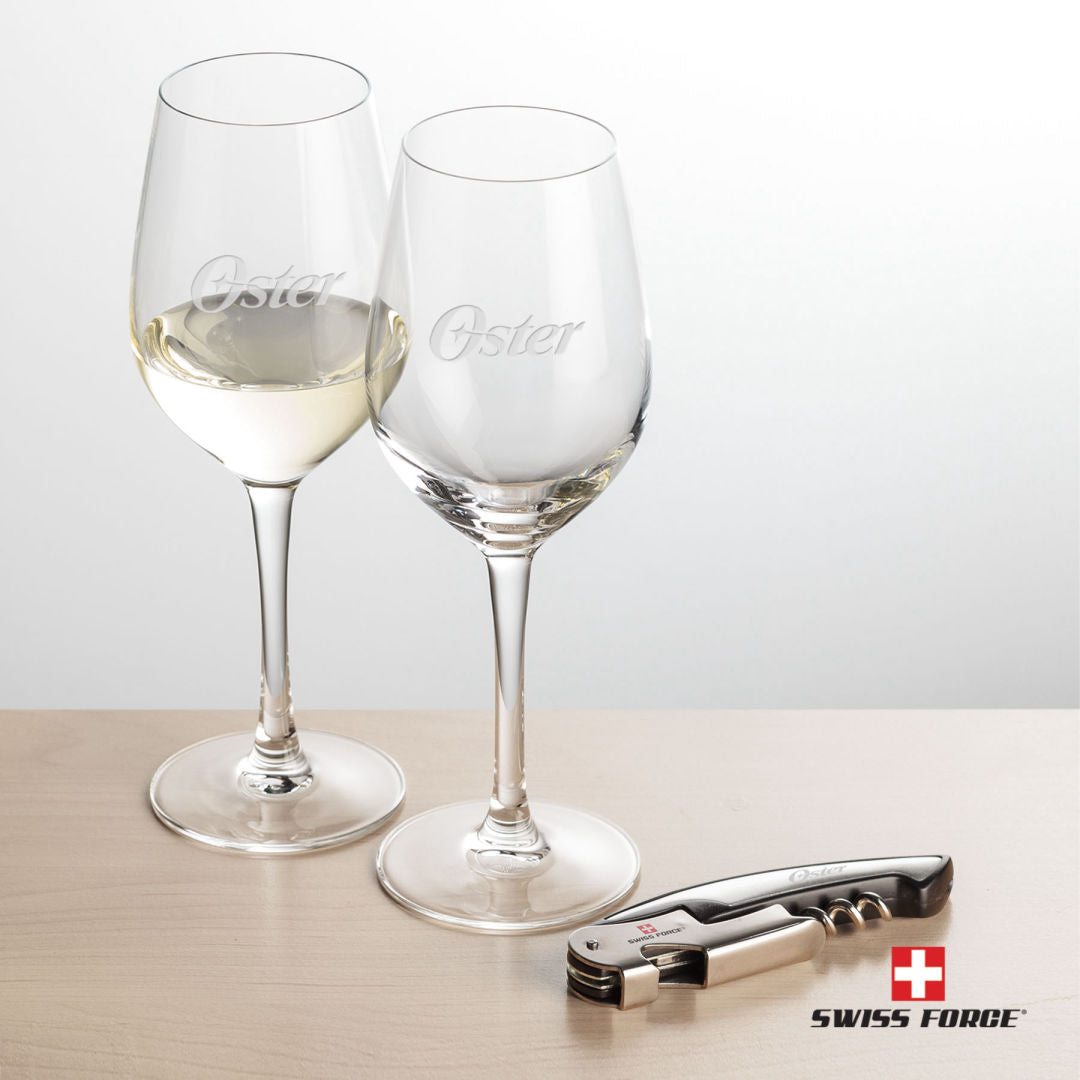 Swiss Force® Opener & 2 Lethbridge Wine