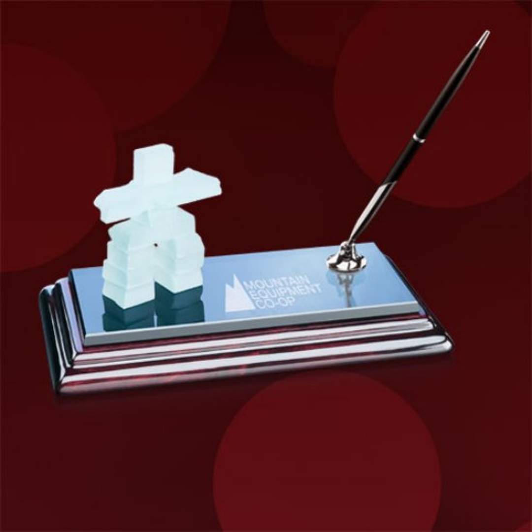 Inukshuk Pen Set - Sommerville Base,Black/Silver P