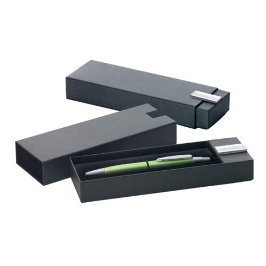 Slide open pen box