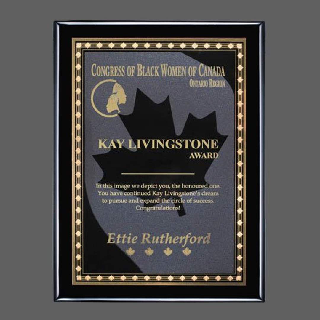 Oakleigh/Maple Leaf Plaque