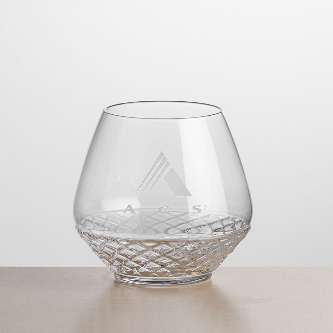 Naselle Stemless Wine - Deep Etch