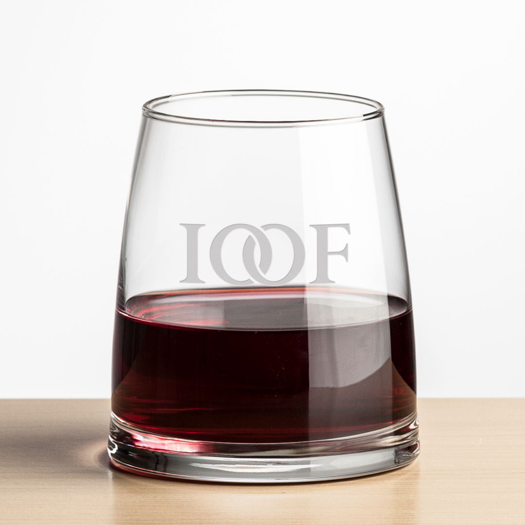 Telford Stemless Wine - Deep Etch