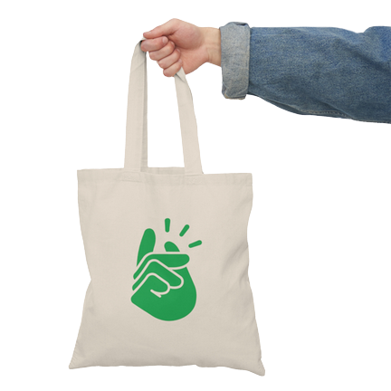 000001 Custom Tote bag - 15"X16"