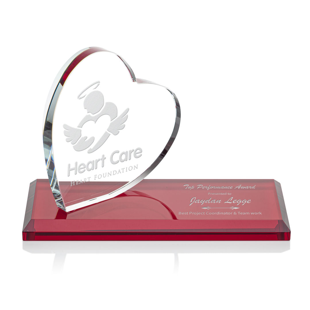 Northam Heart Award - Deep Etch