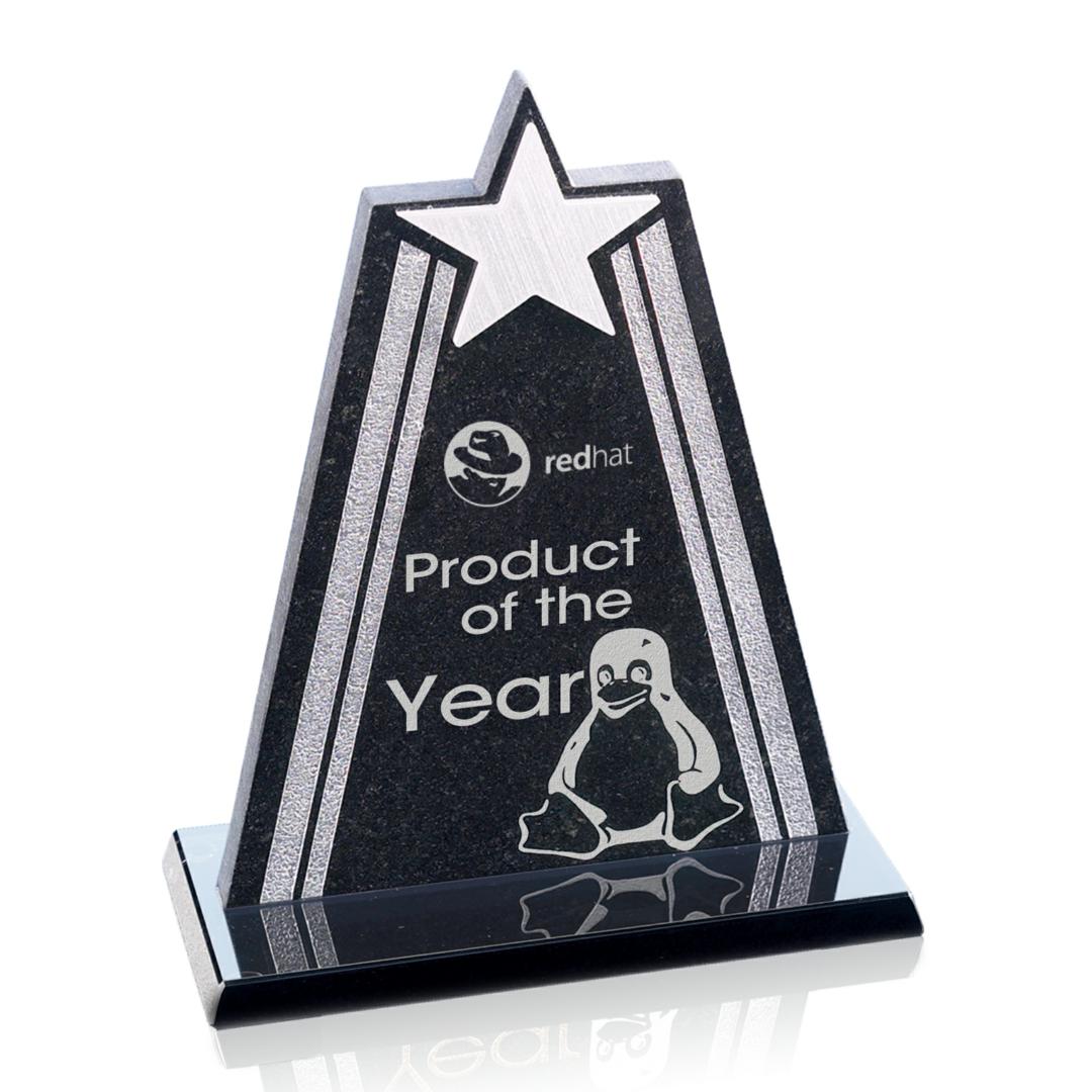 Gemini Star Tower Award - Granite/Aluminum