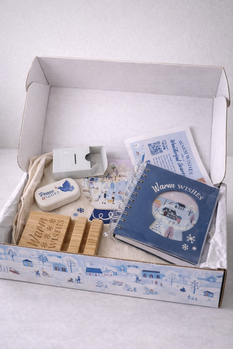 Sustainable Winter-themed Holiday Gift Boxes for Emplyees