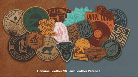 Genuine Leather VS Faux Leather Patches 