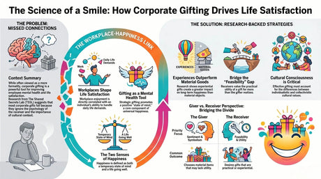 Happiness Corporate Gifting and Satisfaction in Life.