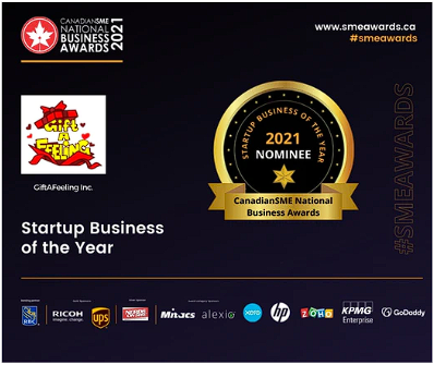 2021 Startup Business of the Year, CanadianSME National Business Awards