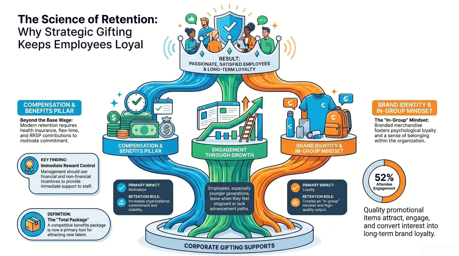 The Use Of Gifting In Employee Retention.