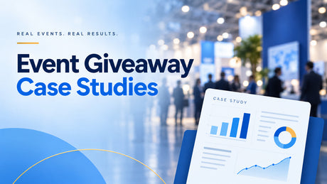 Event giveaway case studies showing real campaigns and measurable results across trade shows and corporate events.