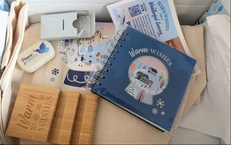 Sustainable Winter-themed Holiday Gift Boxes for Emplyees