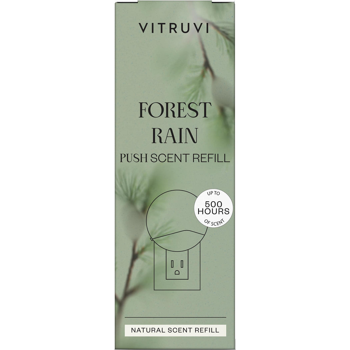 Vitruvi Plug-In Wall Diffuser Bundle with Forest Rain Scent Refill