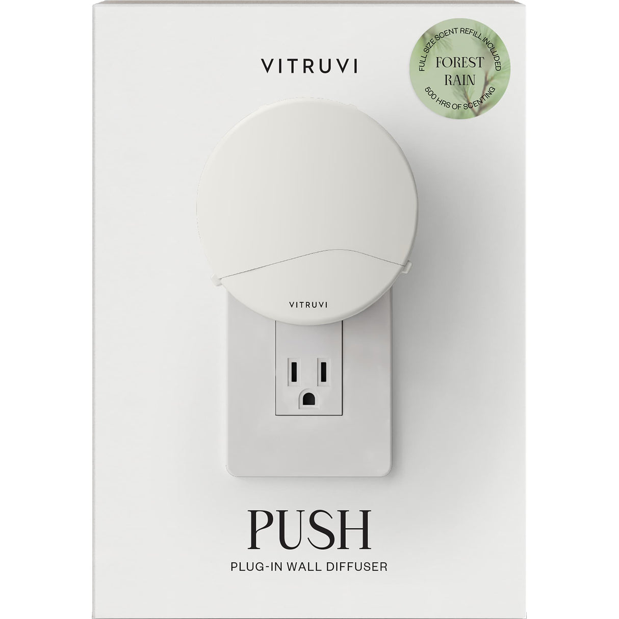 Vitruvi Plug-In Wall Diffuser Bundle with Forest Rain Scent Refill
