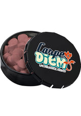 Large Round Push Tin w/Mints