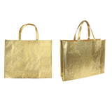 Reusable Non Woven Metallic Laminated Gift Tote Bags