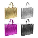 Reusable Non Woven Metallic Laminated Gift Tote Bags