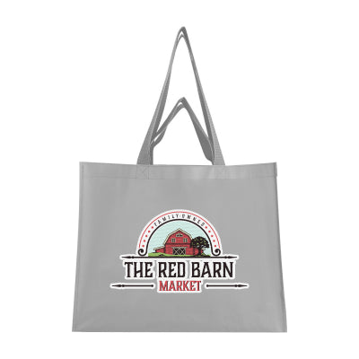 Matte Laminated Recycled Non-Woven Dual Handle Shopper Tote Bag