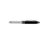 Vivano Duo w/LED Light & Stylus - ColorJet - Full-Color Metal Pen