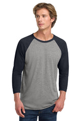 000046 Next Level Unisex Triblend Three-Quarter Sleeve Raglan Shirt