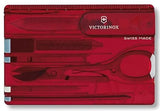 Swiss Army® Swisscard® Ruby Red Translucent Multi-Tool