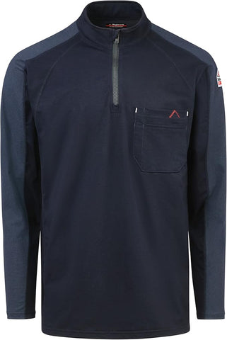 Bulwark FR Men's 1/4 Zip Flex knit