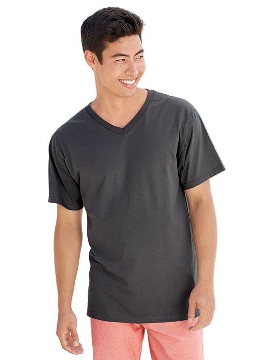 Fruit of the Loom HD Cotton V-Neck T-Shirt