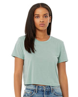 000449 Bella+Canvas® Women's Flowy Cropped Tee Shirt