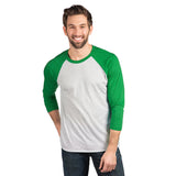 000046 Next Level Unisex Triblend Three-Quarter Sleeve Raglan Shirt