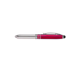 Vivano Duo w/LED Light & Stylus - ColorJet - Full-Color Metal Pen