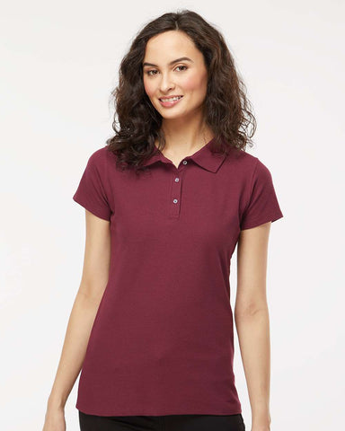 M&O Women's Soft Touch Polo