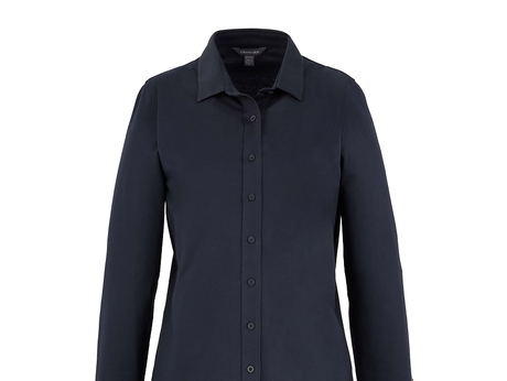 TATRA Eco Long Sleeve Knit Button Up Shirt - Women's