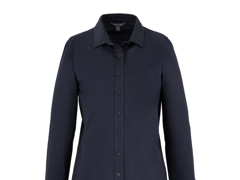 TATRA Eco Long Sleeve Knit Button Up Shirt - Women's