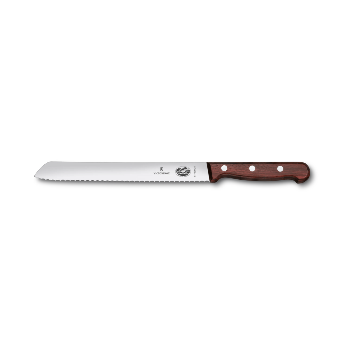 Wood Bread, 8" Serrated, Slant-Tip Blade, Maple