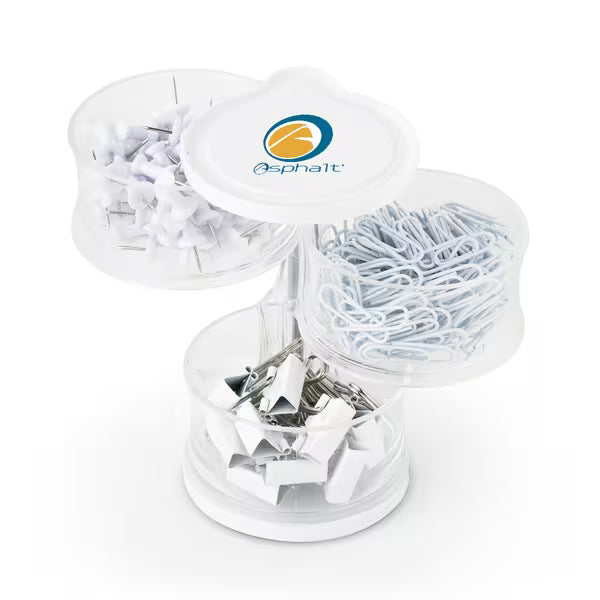 Tower of Clips & Push Pins