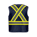Sentinel Mesh HiVis 5 Point Tearaway Vest Dual Sized