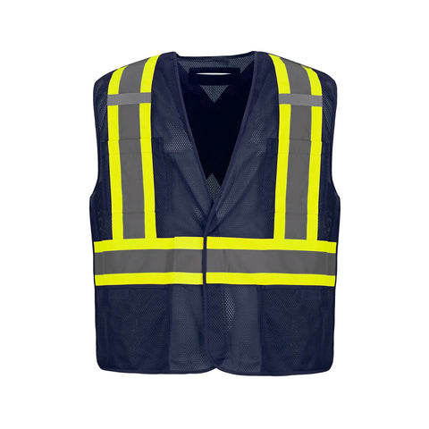 Sentinel Mesh HiVis 5 Point Tearaway Vest Dual Sized