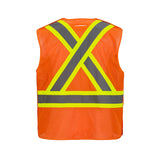 Sentinel Mesh HiVis 5 Point Tearaway Vest Dual Sized